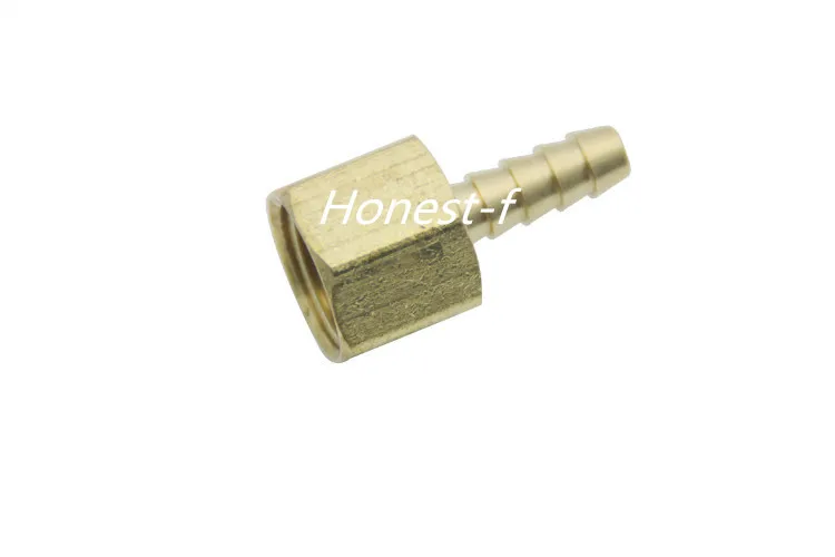 

Латунь BSP фитинг муфта/адаптер 3/8 "Женский BSPP x 1/4" (6 мм) шланг Барб Топливный Газ