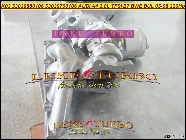 K03 106 53039880106 5303 988 0106 53039700106 06D145701G Турбокомпрессор для AUDI A4 2.0L TFSI B7 2005 2008 BWE BUL