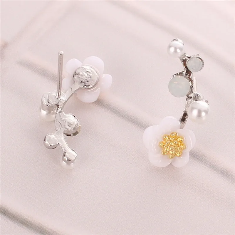 Женские серьги капельки GS с кристаллами в виде веточки R4 2018|Серьги-подвески| |