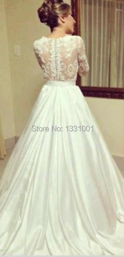 Плюс Размер Винтаж Свадебное Платье С Рукавами Vestido Де Novia Vintage 2016 Новый Модный