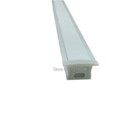 50 x 1m setslot t style anodized silver alu profile for led strip and al6063 led profile 1m for recessed wall or floor lights
