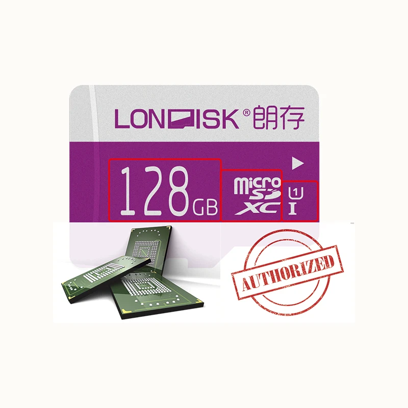 LONDISK 128 GB microSDXC/TF/Flash Card UHS I (U1)/UHS (U3)/Class 10 (C10) карты памяти для дрона/смартфона|memory card