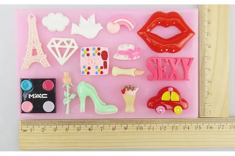 Алмазная Эйфелева башня и автомобили сделай сам|liquid silicone|food grade liquid siliconecake car |