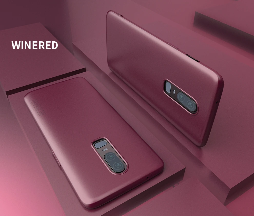 Чехол для OnePlus 6 T X-Level оригинальные Матовые чехлы телефонов 5 Мягкая силиконовая