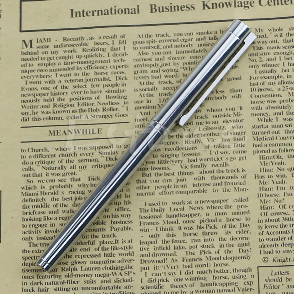 Горячая новинка Jinhao 126 Исполнительный Полный Серебряный тонкий с капюшоном перьевая ручка