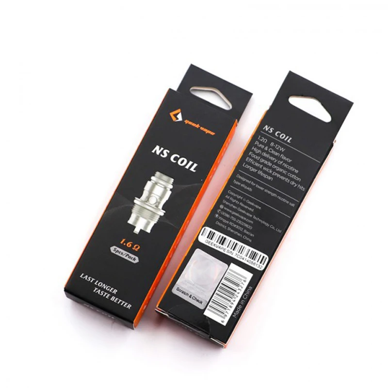 Geekvape NS Сменная Головка Катушки 1.6ohm 1.2ohm органический хлопок электронная сигарета