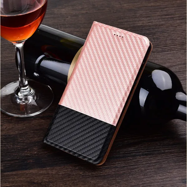 LS11 из искусственной кожи чехол телефона с держателей карт для Meizu X8(6,2 ') чехол для телефона для Meizu X8 флип чехол - Цвет: Pink n Black