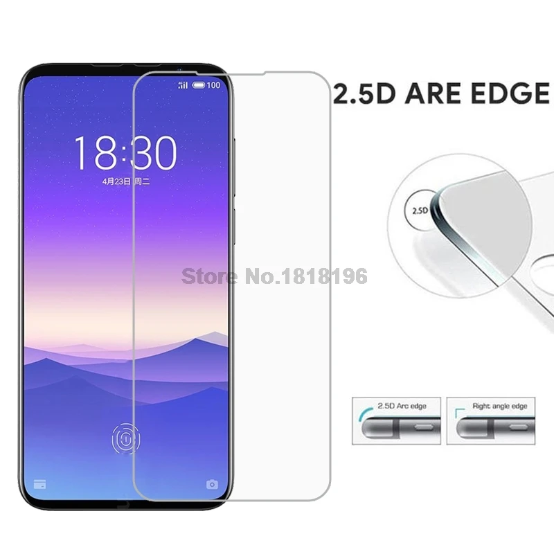 Защита экрана для Meizu 16 s закаленное стекло 2.5D 9H ультратонкая прозрачная защитная