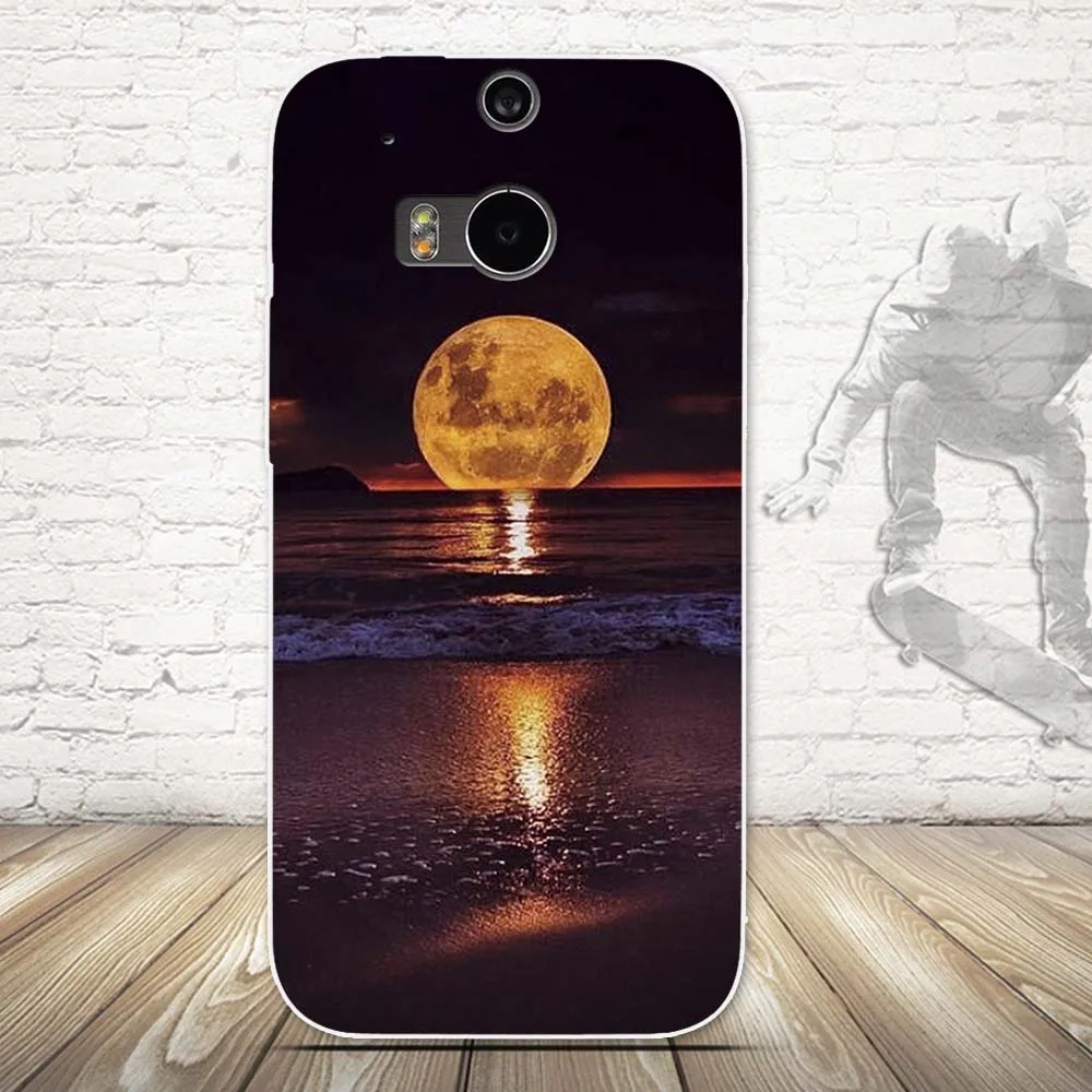 Чехол для HTC One M8 M8s Мягкая силиконовая задняя крышка M8S чехол с принтом в виде