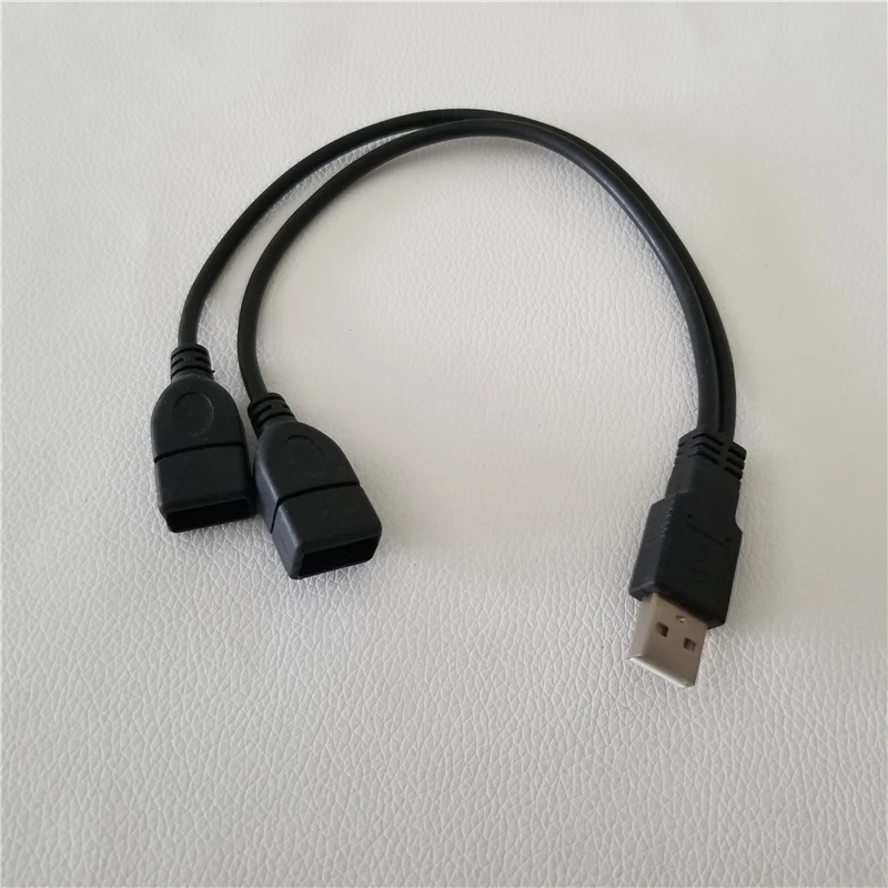 USB 2 0 1 Male to Female Splitter Hub зарядный кабель Y медный провод 30 см/11 8&quot | Компьютеры и офис