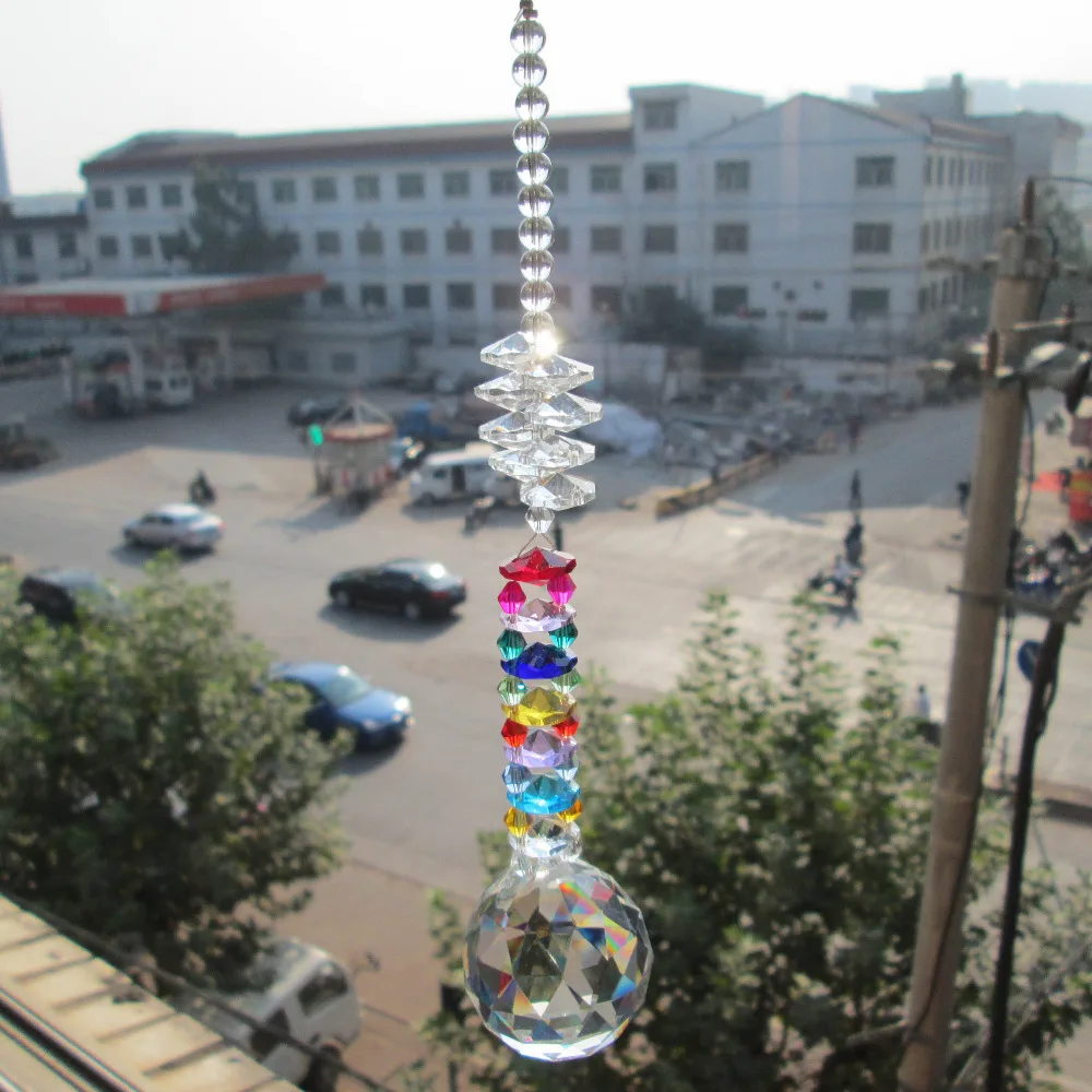 Женская Радужная подвеска Маятник из хрусталя|rainbow suncatcher|crystal prismssuncatcher crystals |