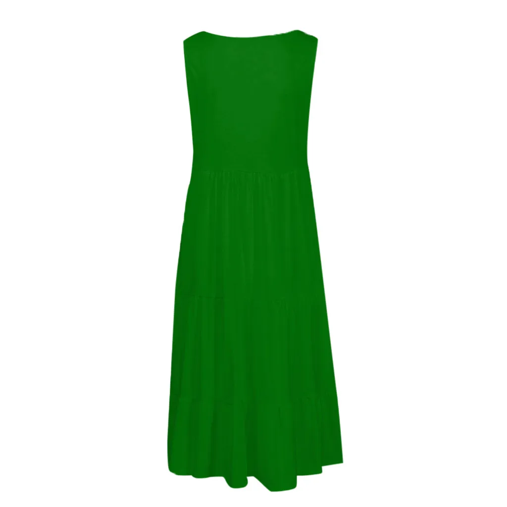 Женское летнее платье в стиле страуса однотонное ярко-розовое вечерние до