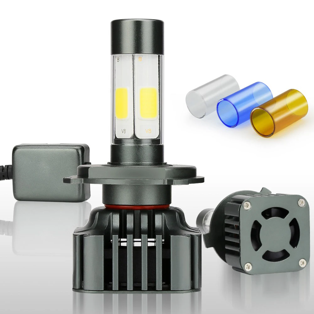 Zdata H7 Led H4 Автомобильная Лампа Фары H8 H9 H11 лампы для автомобилей 9005 HB3 9006 HB4 ледовая лампа 100 Вт 12000LM 12 В 24 В Canbus автомобилей