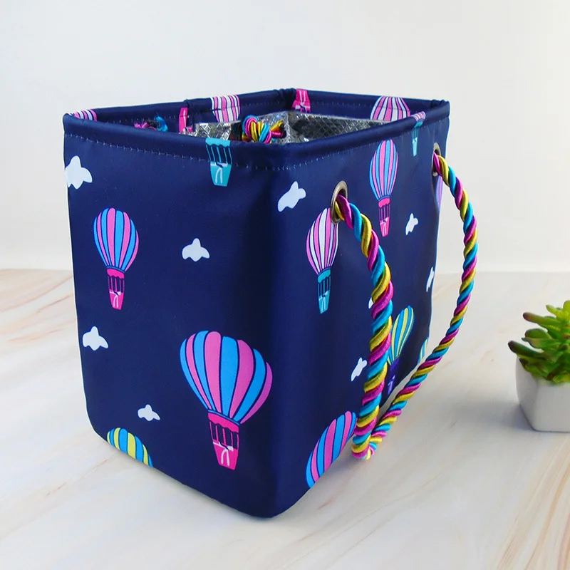 2018 New Korean Cute Waterproof Oxford Cloth Bath Basket Large Capacity Foldable Storage Box Portable Bag Container |