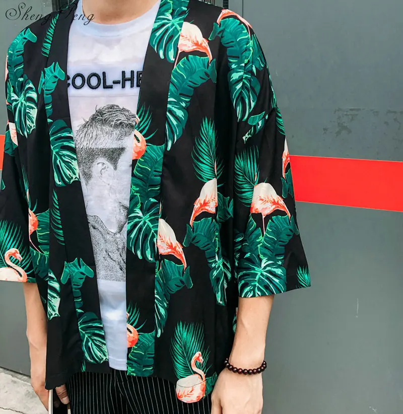 Yukata haori, мужское японское кимоно, кардиган, мужской костюм самурая, одежда, кимоно, куртка, мужское кимоно, рубашка yukata haori V1318