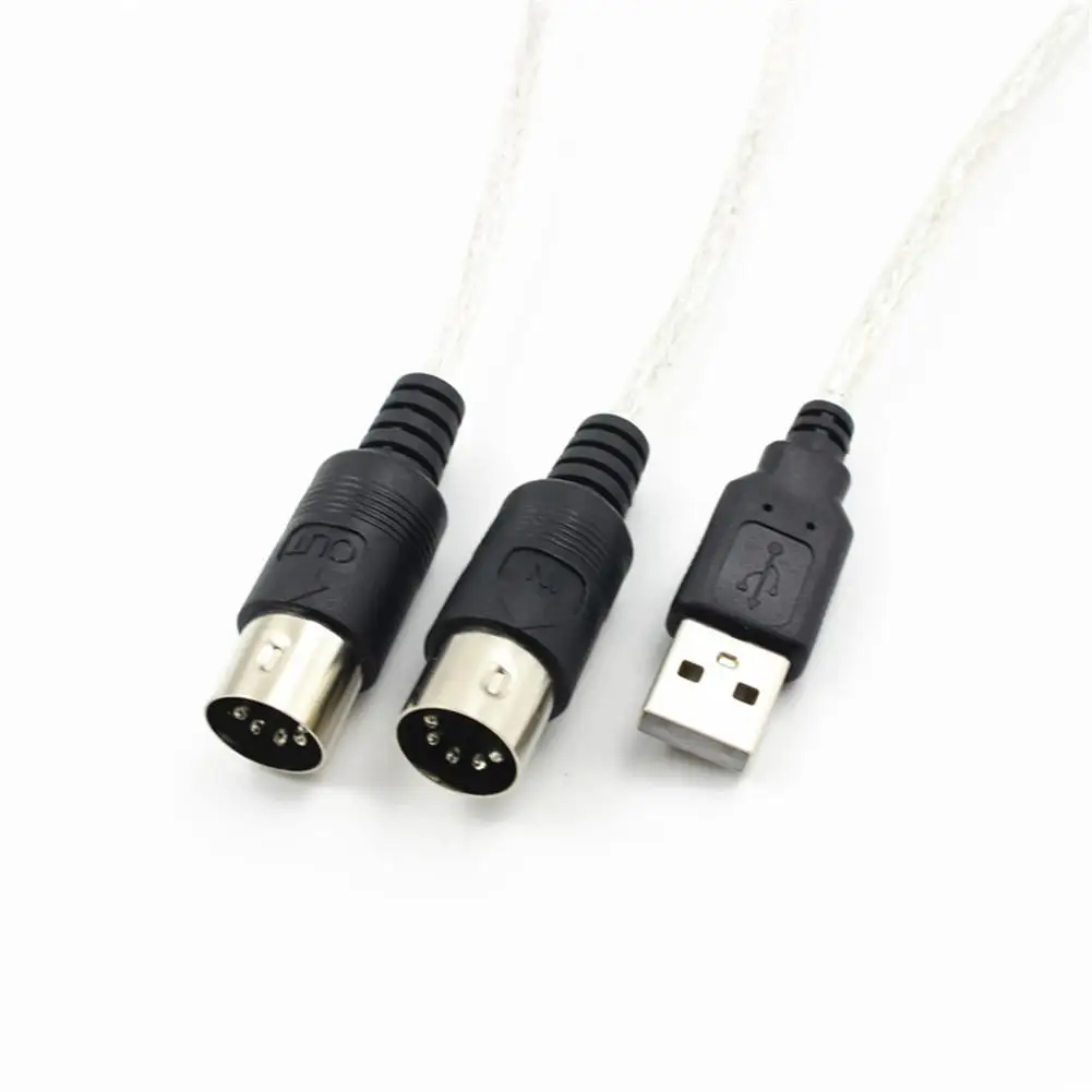 2018 клавиатура к ПК адаптер USB IN-OUT MIDI интерфейс музыка запись конвертер | Спорт и