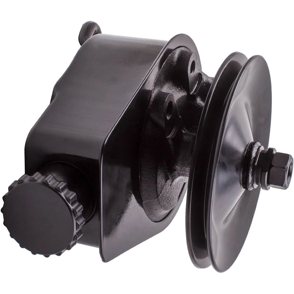 Насос гидроусилителя рулевого управления W/одиночный паз шкив для GM SBC Chevy Black Saginaw