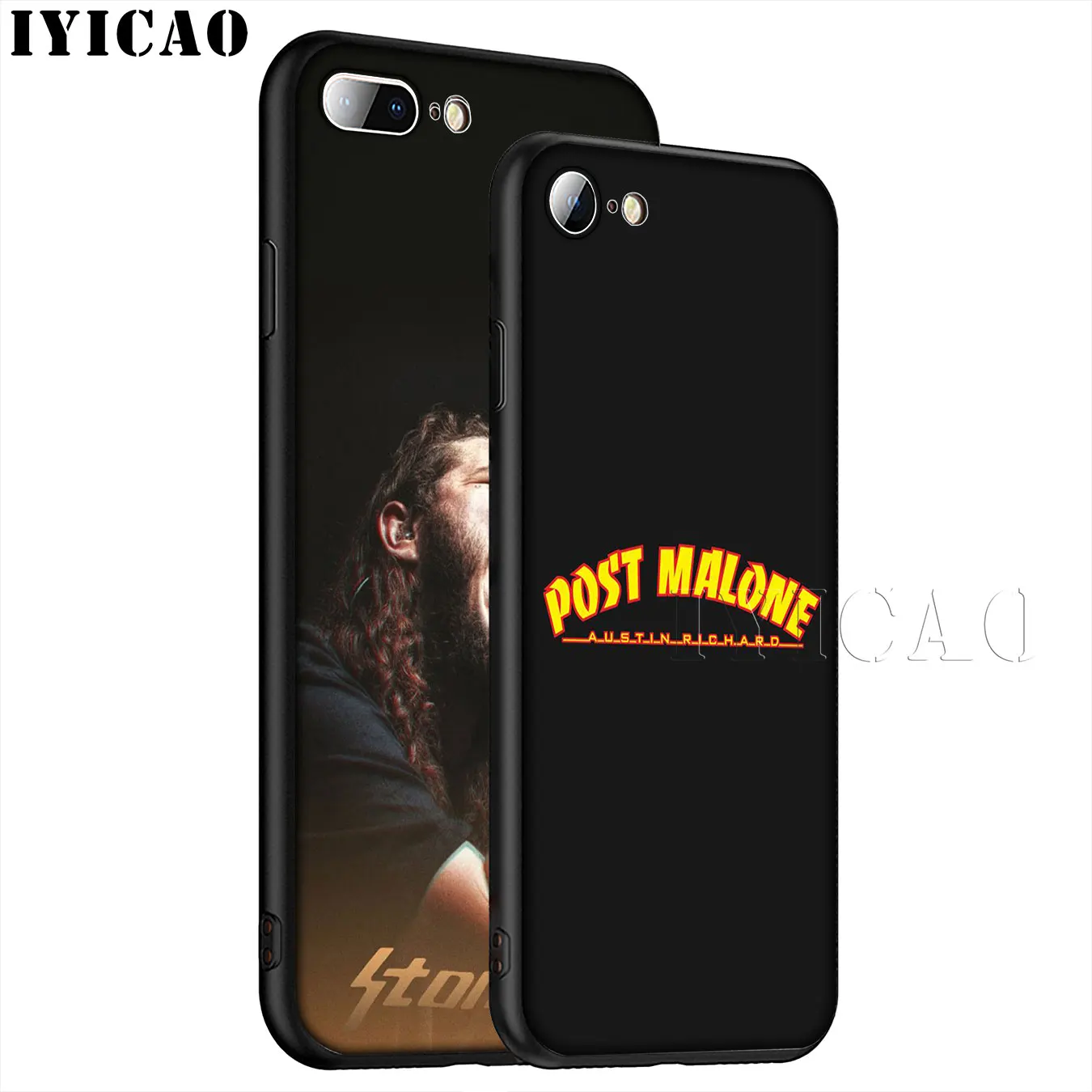 IYICAO Post Malone Мягкий силиконовый чехол для телефона iPhone XR X XS 11 Pro Max 6 6S 7 8 Plus 5 5S SE TPU