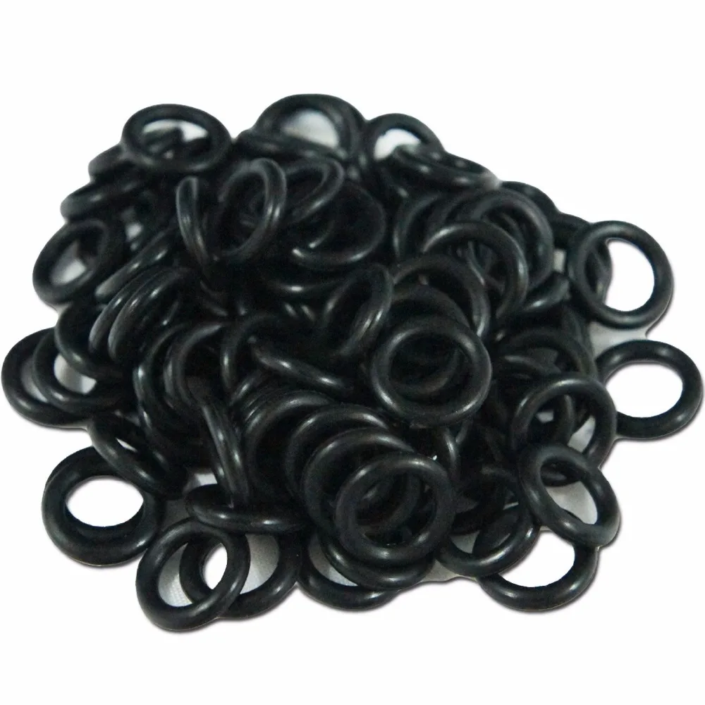 

100pcs Black Rubber Bands Damping O-Rings For Tattoo Machine Springs Supply
