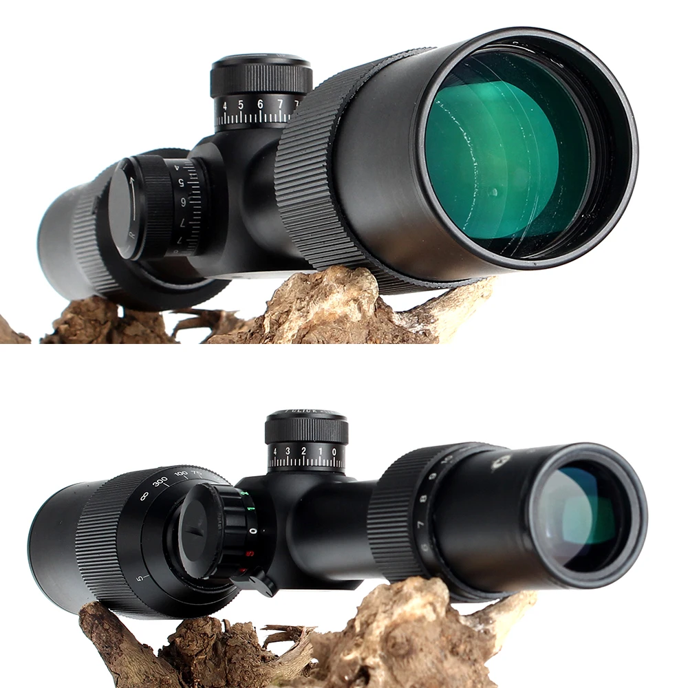 KANDAR 3 5 14X44 AOQ первый фокусный самолет охотничий прицел красный зеленый с