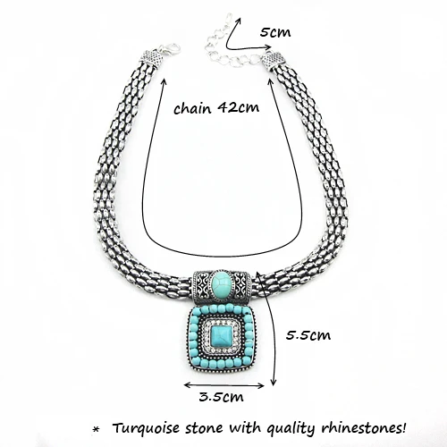 Зеленый горный хрусталь серебро большой Колье Подвески Винтаж зеленый камень