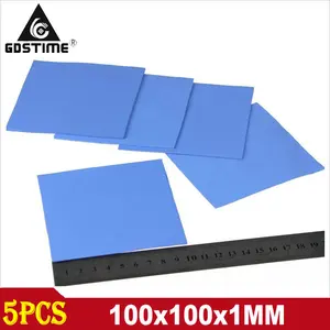 Силиконовая термопрокладка, 100x100x1 мм, 5 шт.партия