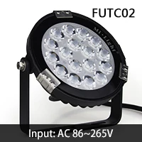 FUTC02 Miboxer 9 Вт RGB+ CCT светодиодный светильник для сада DC24V/AC86~ 265 В IP65 Водонепроницаемый светодиодный светильник для улицы с Wi-Fi совместимым 2,4G беспроводным пультом дистанционного управления - Испускаемый цвет: FUTC02