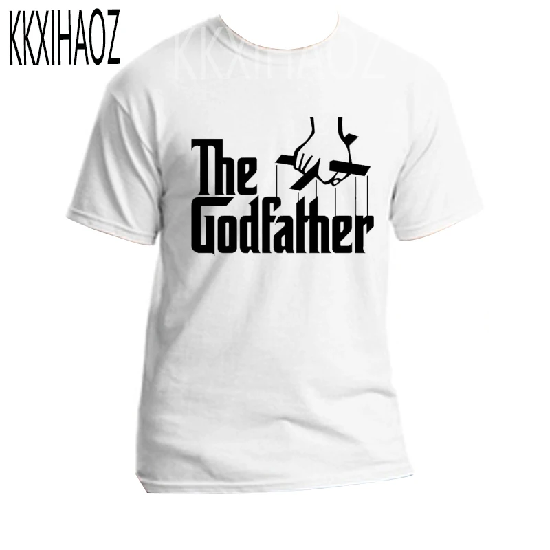 Мужская футболка с принтом The godfather модная мужская Спортивная коротким рукавом из