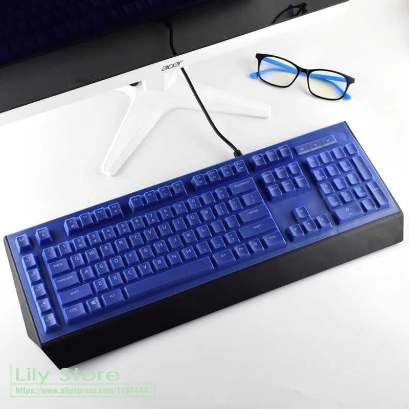 Защитная пленка для игровой клавиатуры Alienware защитная от пыли офисной и
