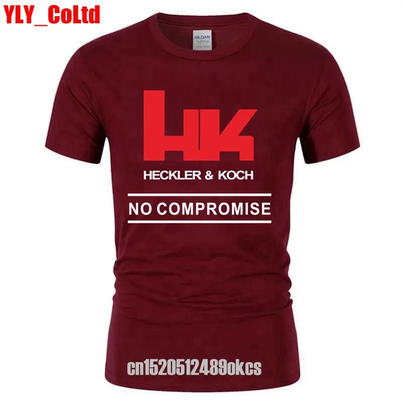 Новые мужские футболки с логотипом HK Heckler Koch armostume No commise короткими рукавами новые