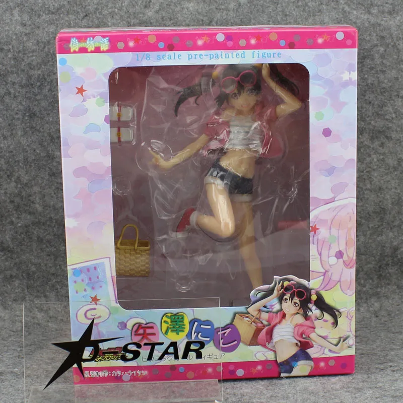 Free Shipping 8&quot Love Live! Anime Yazawa Nico Picnic Girl Ver. Boxed 20cm PVC Action Figure Collection Model Doll Toys Gift | Игрушки и
