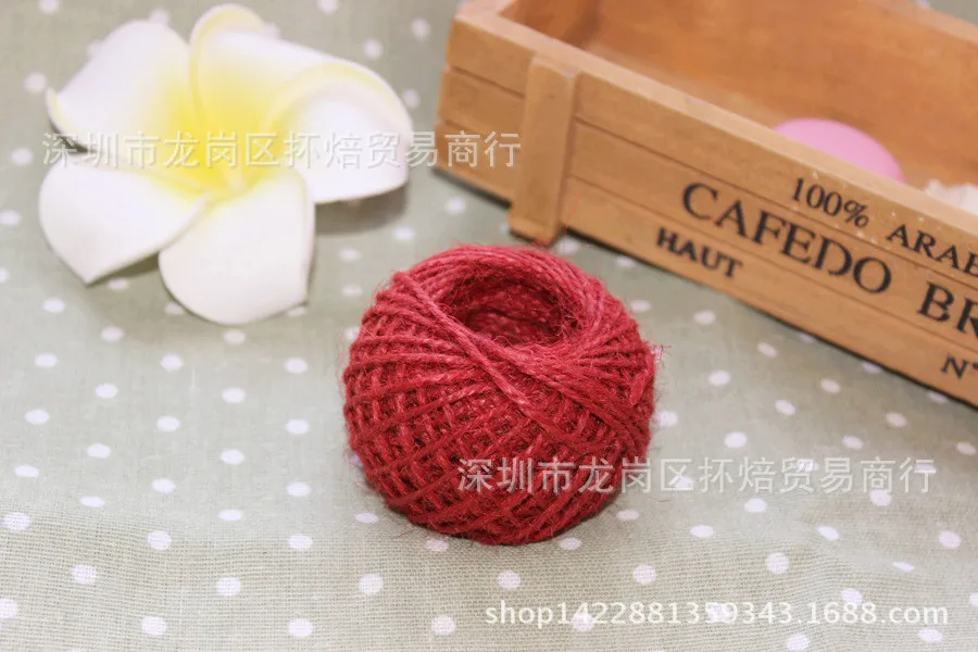 Пеньковая веревка цветной шпагат шнур для DIY декоративной бумаги рамка Настенный