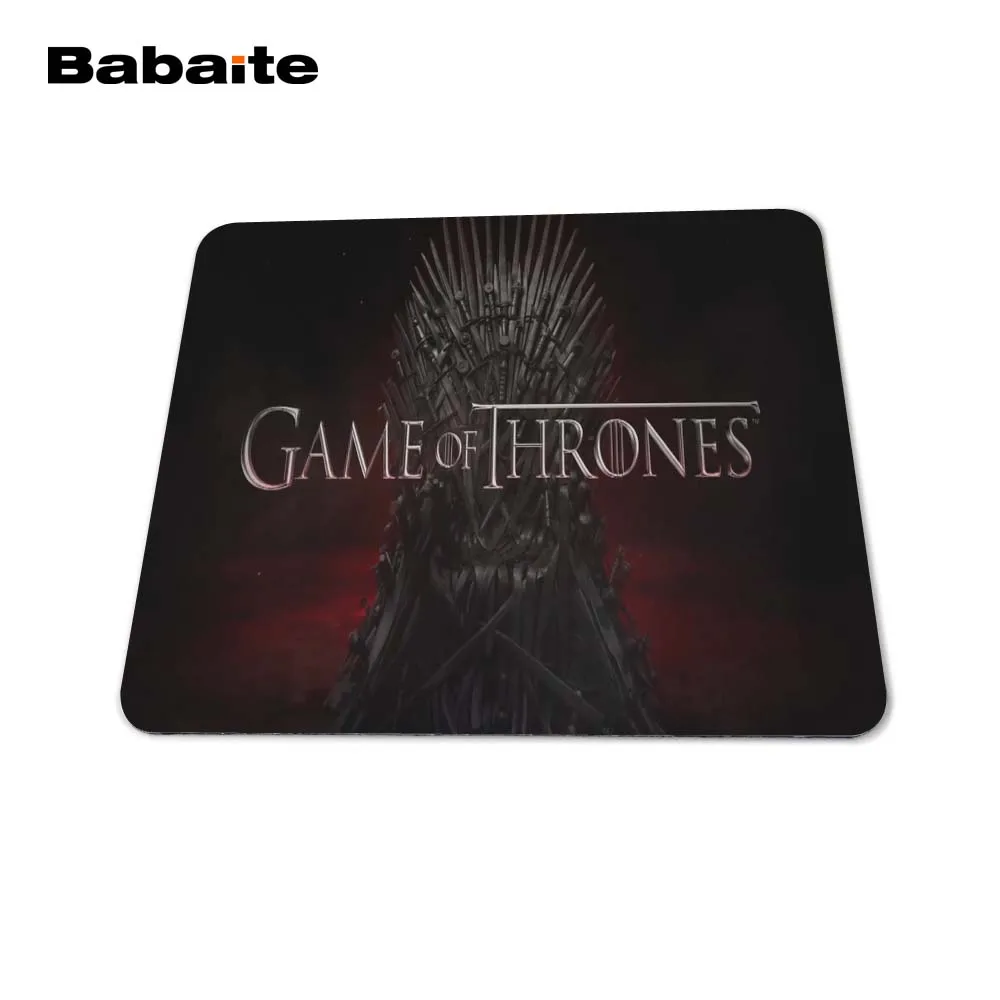 Babaite Новое поступление игровой коврик для игры престолов необходимый мыши Коврик