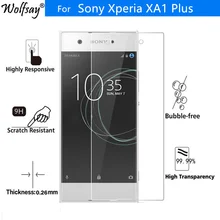2pcs For Tempered Glass Sony Xperia XA1 Plus Screen Protector Film For Sony Xperia XA1 Plus Glass Xperia XA1 Plus Glass Wolfsay