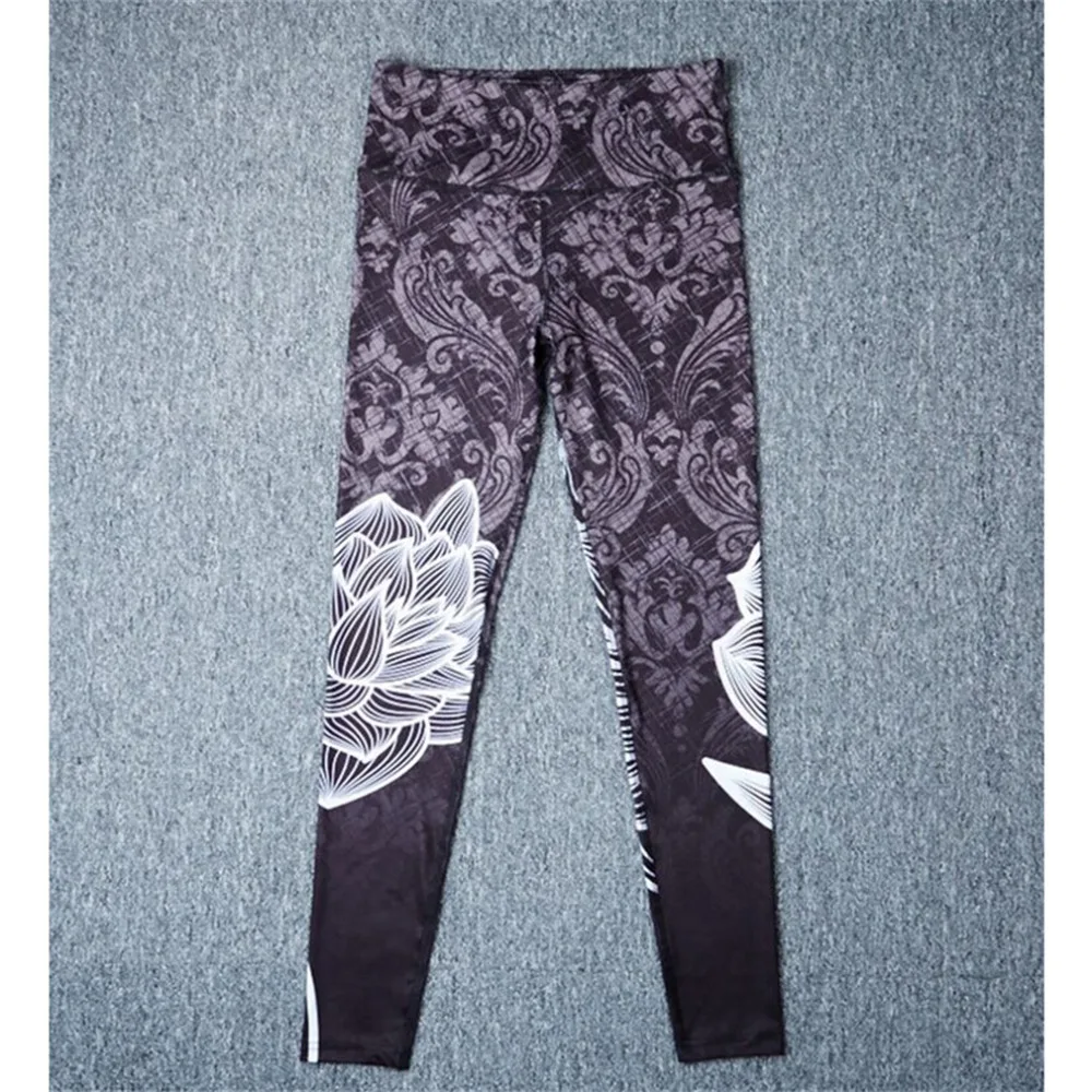 

Polyester Casual Women's Sportwear Leggins High Waist Push Up Fitness Legging Pants Elastic Workout Leggings For Women