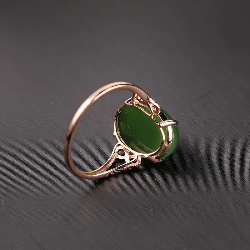 Розовый мужской Джаспер 18 K Сертификат с натуральным нефритом Женский домино