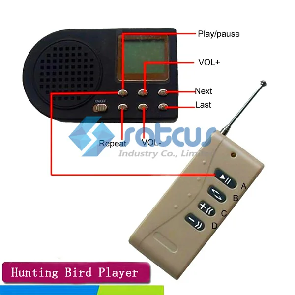 Электроника Охота Mp3 птица абонент звук плеер с пультом дистанционного