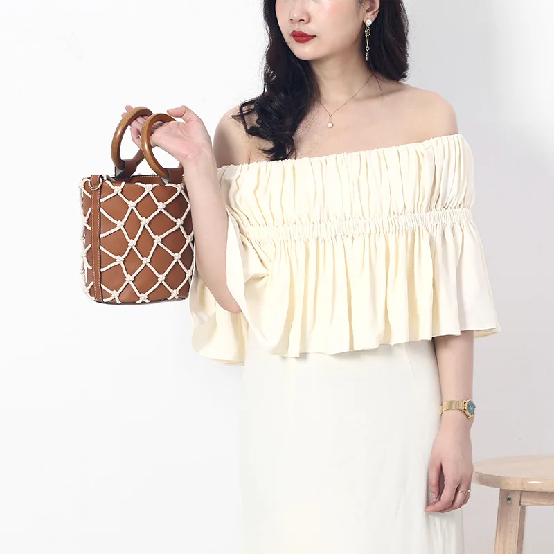 Youda/Новинка 2019 года модная пляжная сумка из плетеной сетки Повседневная простая