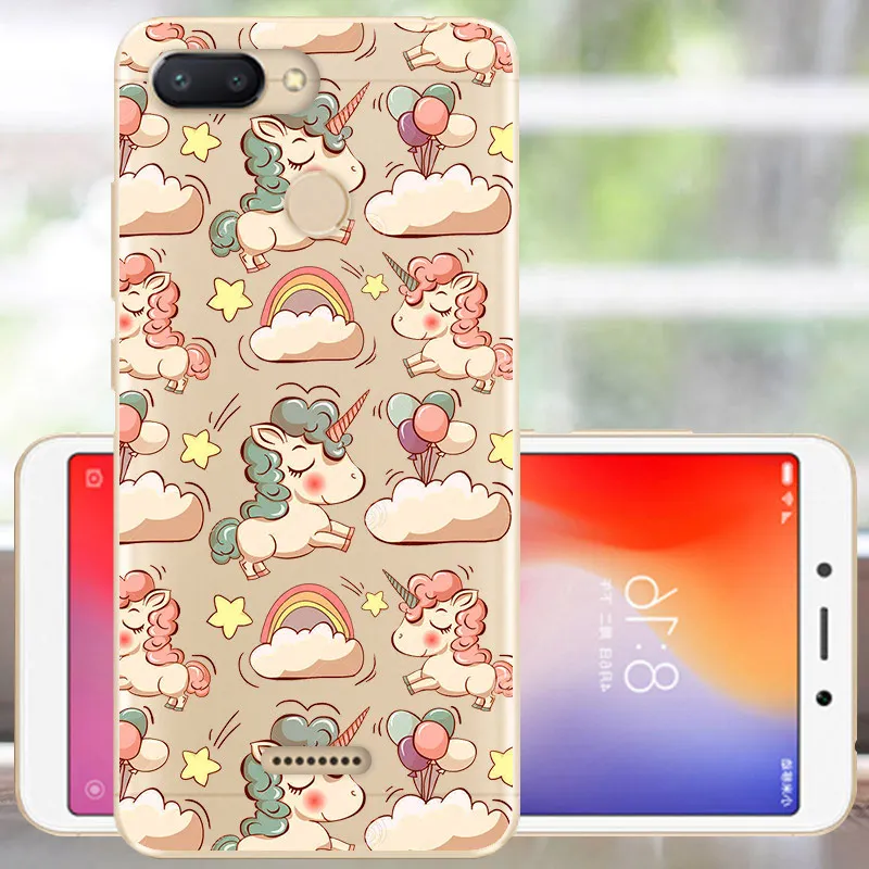 Защитный чехол FANATU для Xiaomi Redmi 6, мягкий силиконовый чехол с милым принтом, бампер для Redmi 6, чехол 5,45, чехол для Xiomi Redmi 6, чехол для телефона - Цвет: DJS