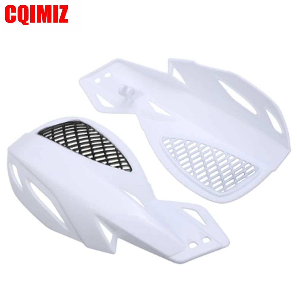 Белый 7/8 ''мотоциклетный ручной защитный пластиковый щит для Honda Yamaha Suzuki KTM ATV Dirt