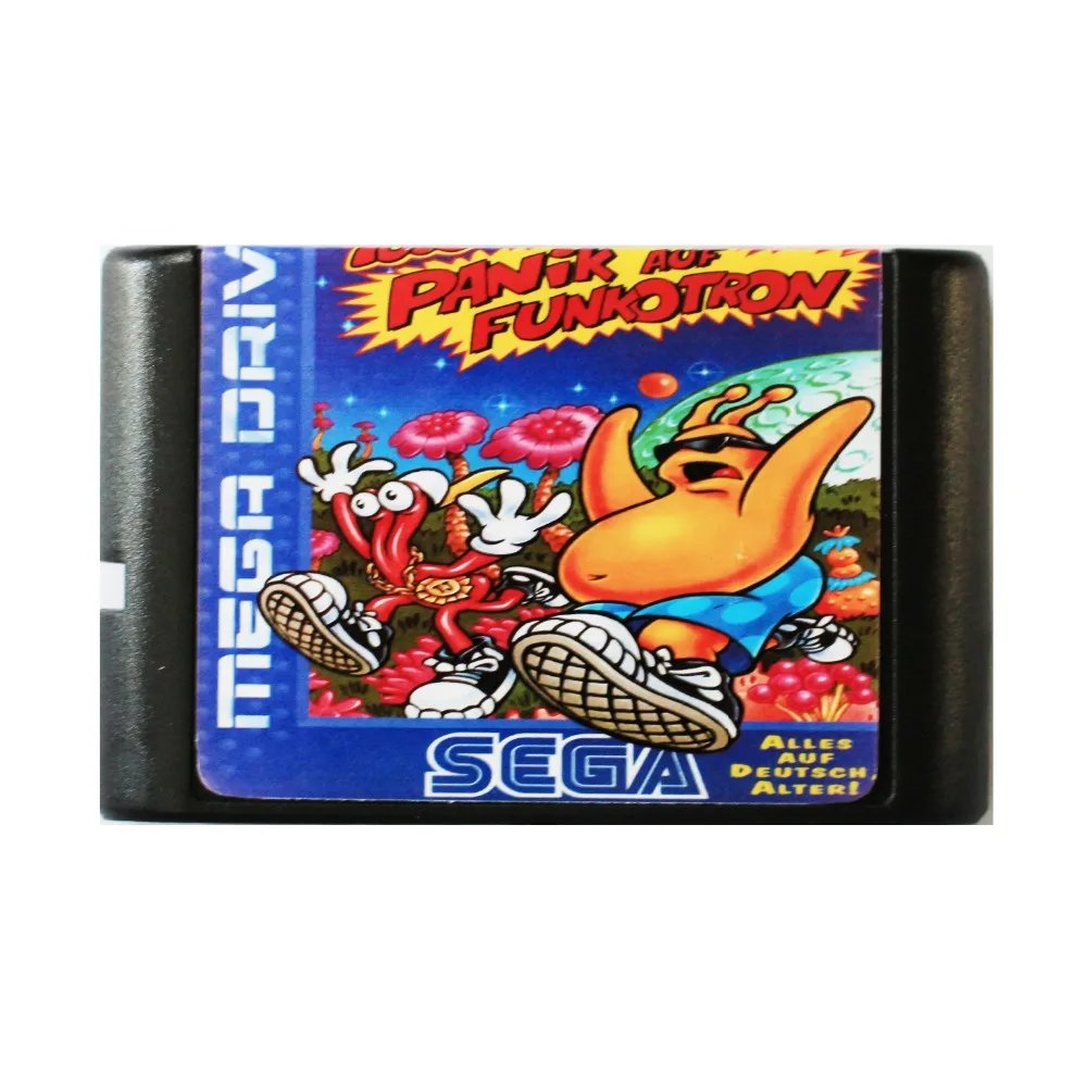 

ToeJam и Эрл в панике на Funcotron 16 бит MD карточная игра для Sega игры SEGA Mega Drive для Sega Genesis