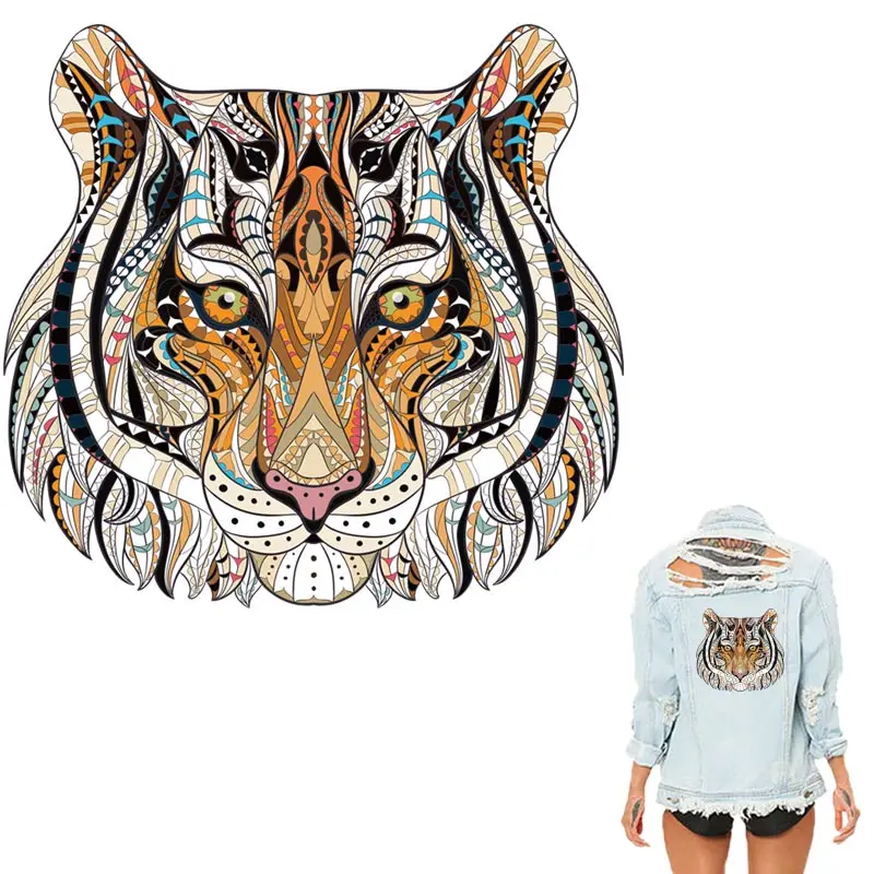 COSBILL наклейки с утюгом 3D нашивки тигром сделай сам A уровень моющиеся для одежды