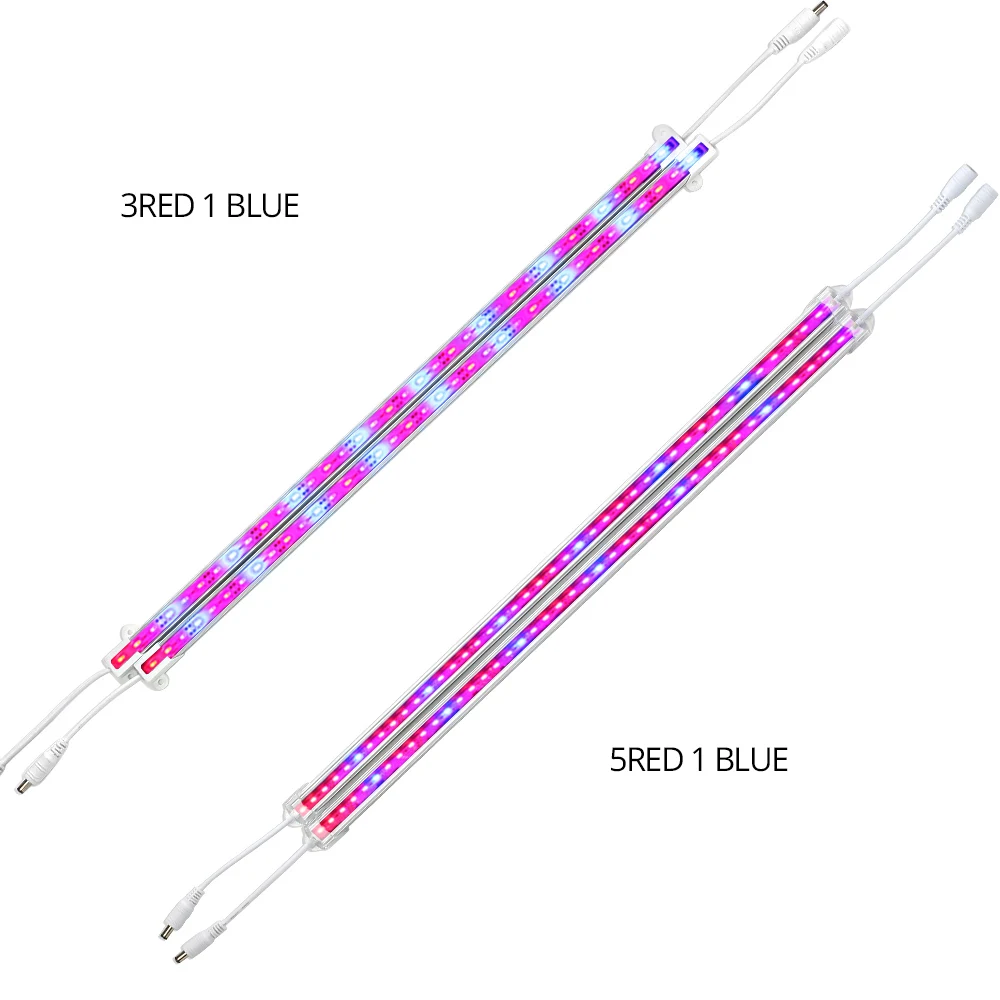 Светодиодный светильник для выращивания растений 2 шт. с адаптером питания 2A 12 в