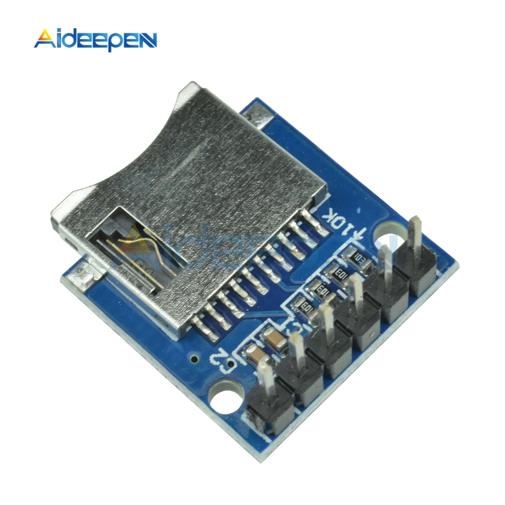 5 шт. Micro SD плата для хранения мини TF карта модуль защитный памяти с контактами Arduino