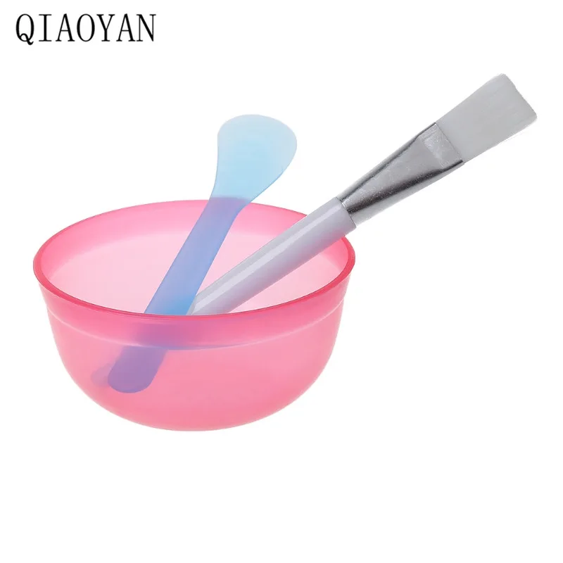 QIAOYAN мини Макияж Красота DIY миска для масок для лица кисть ложка Палочка Набор инструментов домашний для теней