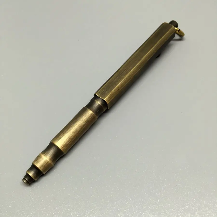 1 шт. старая ручка с пистолетом и болтом латунная твердая портативная ручная