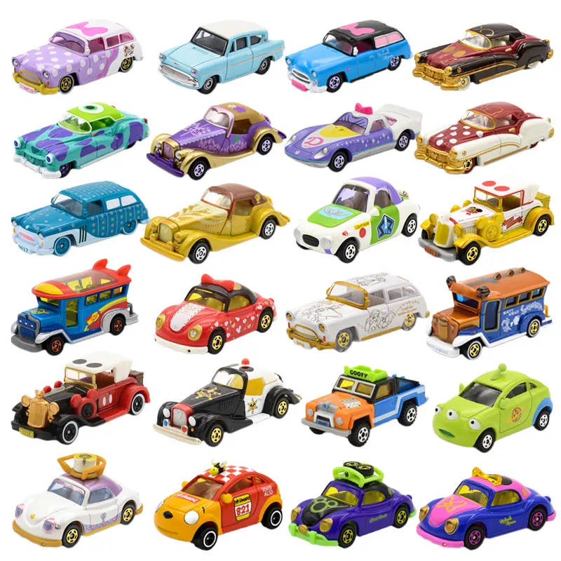 Pixar Cars Tomy Tomica Tsum Мультяшные игрушки История древесные Инопланетные машинки литые