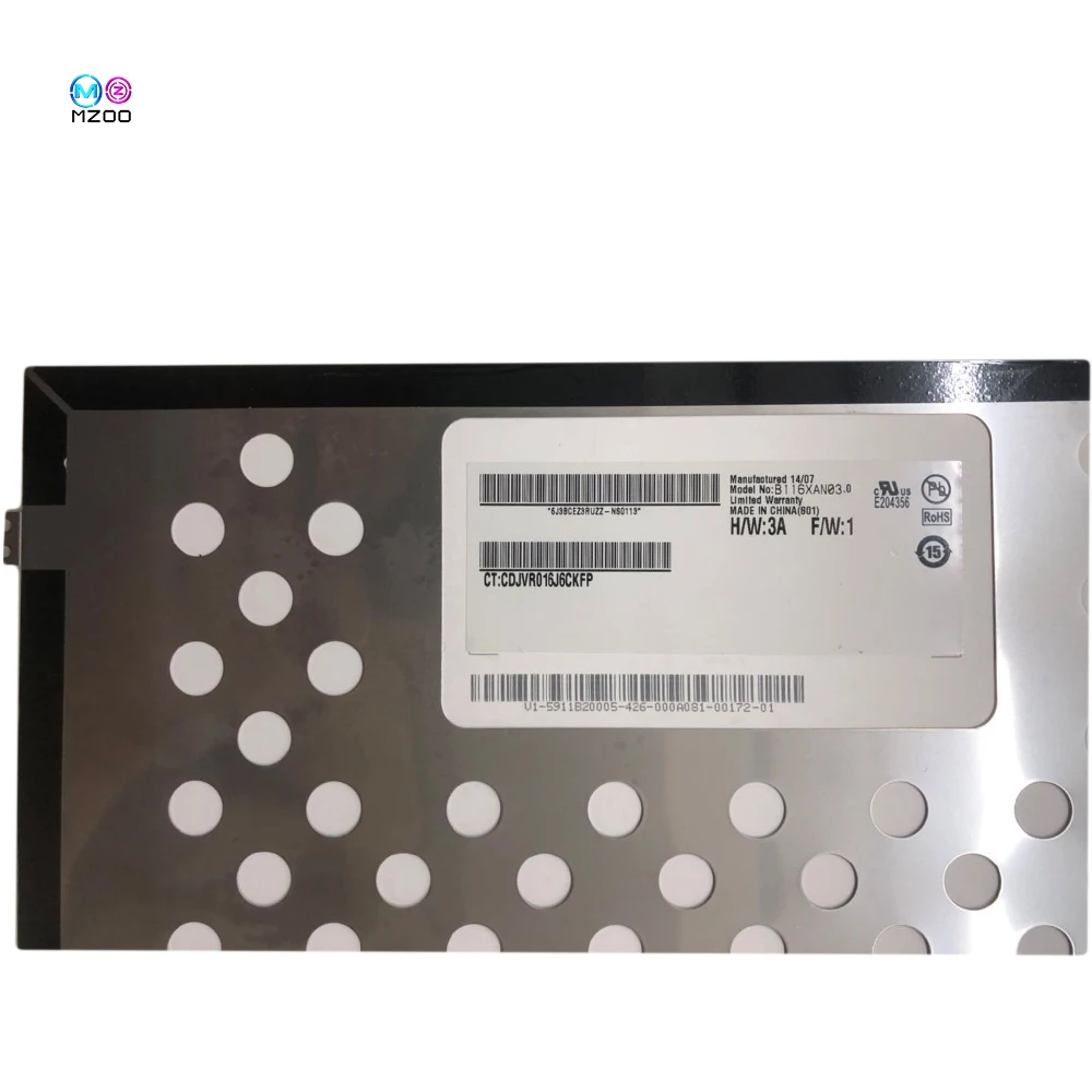 B116XAN03.0 11 6 дюймов ips 1366*768 lvds 40 контактов светодиодный ЖК-дисплея ноутбука экран