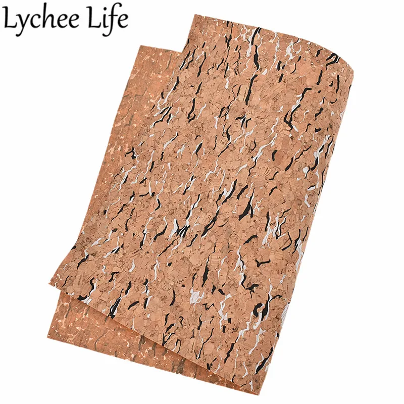 Lychee Life A4 мягкая искусственная яркая Цветочная печать 29x21 см Ткань сделай сам для