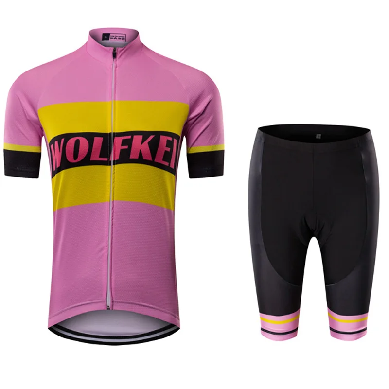 Wolfkei Лето Ропа Ciclismo Велоспорт Джерси Шорты для женщин комплект/стрейч велосипед